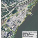 Edgemoor waste site from aerial view